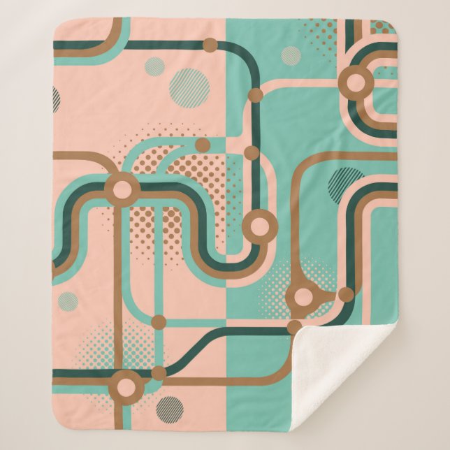 Manta Sherpa Dos patrones impecables en diferentes colores. Abs (Anverso)