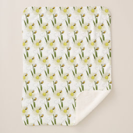 Manta Sherpa Dos pequeñas y lindas abejas