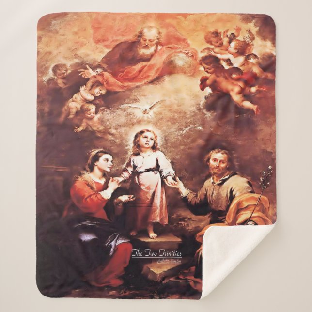 Manta Sherpa Dos trinidades (Anverso)