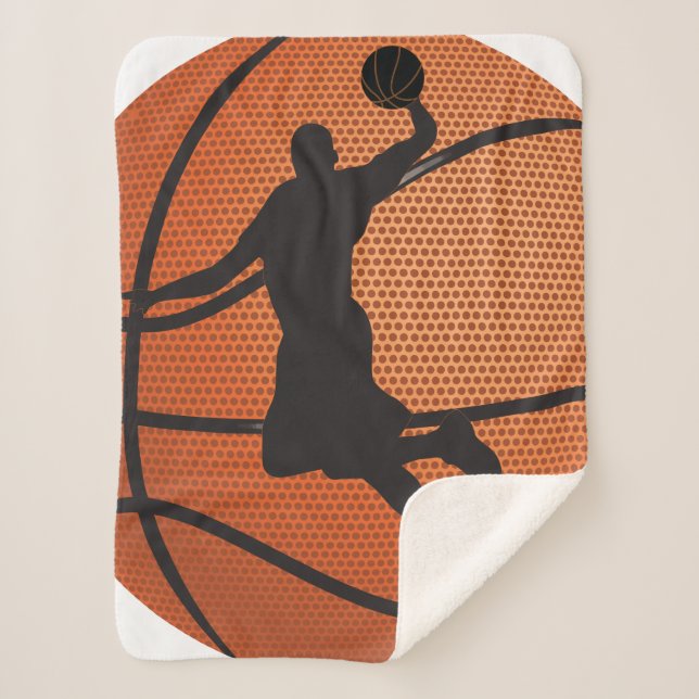 Manta Sherpa Dot de baloncesto (Anverso)