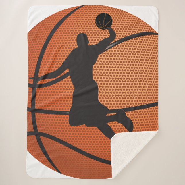 Manta Sherpa Dot de baloncesto (Anverso)