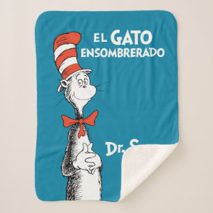 Manta Sherpa Dr. Seuss El Gato con Sombrero