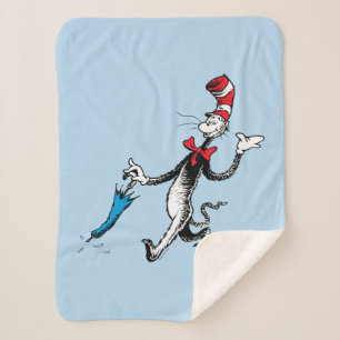 Manta Sherpa Dr. Seuss   El gato en el sombrero Paseo del parag