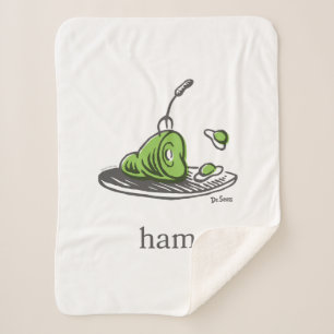 Manta Sherpa Dr. Seuss   Huevos verdes con jamón