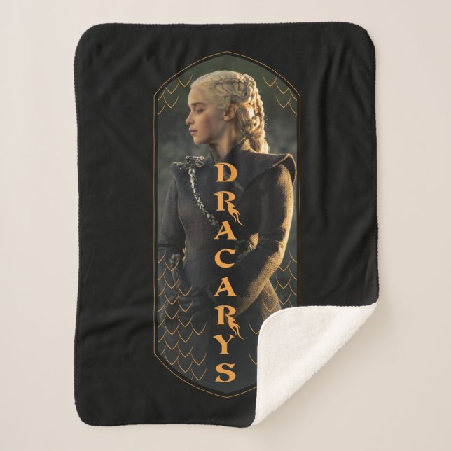 Manta Sherpa "Dracarys" Daenerys Targaryen Graphic (Anverso)