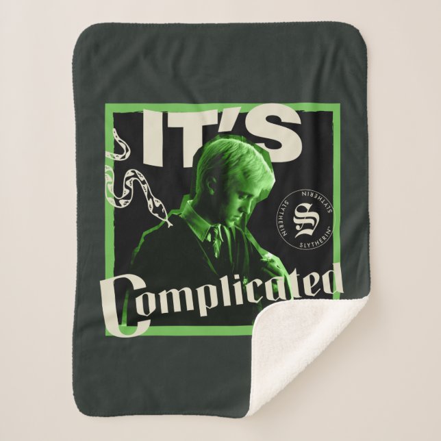 Manta Sherpa Draco Malfoy - "Es complicado" (Anverso)