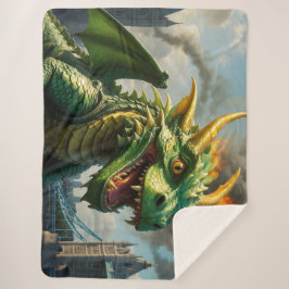 Manta Sherpa Dragón galés rojo aterroriza Londres