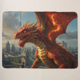 Manta Sherpa Dragón galés rojo aterroriza Londres