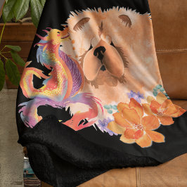 Manta Sherpa DRAGON-TALEZ CHOW año del dragón