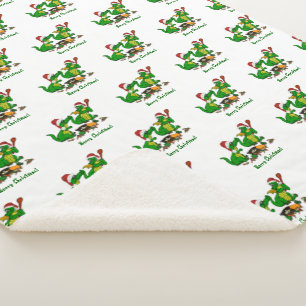 Manta Sherpa Dragones - ¡Feliz Navidad! - hoy cocinaré