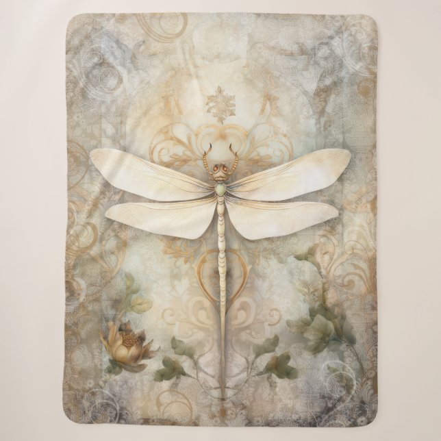 Manta Sherpa Dragonfly Antiguo (Anverso)
