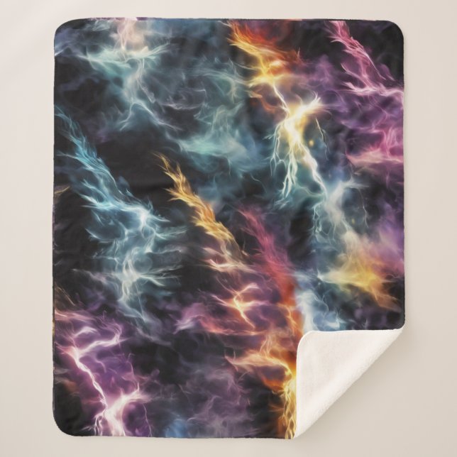 Manta Sherpa Dramático relámpago (Anverso)