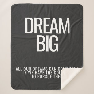 Manta Sherpa Dream Big Fleece Blanket