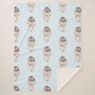 Manta Sherpa Dream Catcher Sigue tu corazón