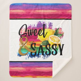 Manta Sherpa Dulce y Sassy