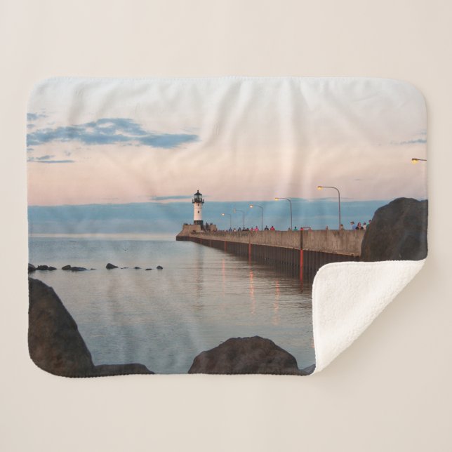 Manta Sherpa Duluth Harbour North Pier Light sherpa blanda (Anverso (horizontal))