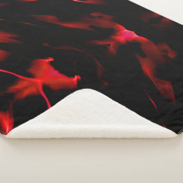 Manta Sherpa Dunas artificiales en sombra roja