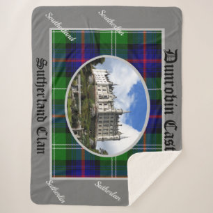 Manta Sherpa Dunrobin Castle Sutherland Spellings y Tartán
