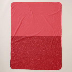 Manta Sherpa Duo Rojo Tomate Intenso – Personaliza