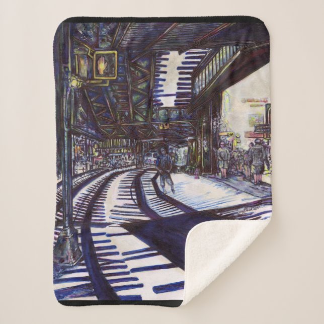 Manta Sherpa Dustar el piano (Anverso)