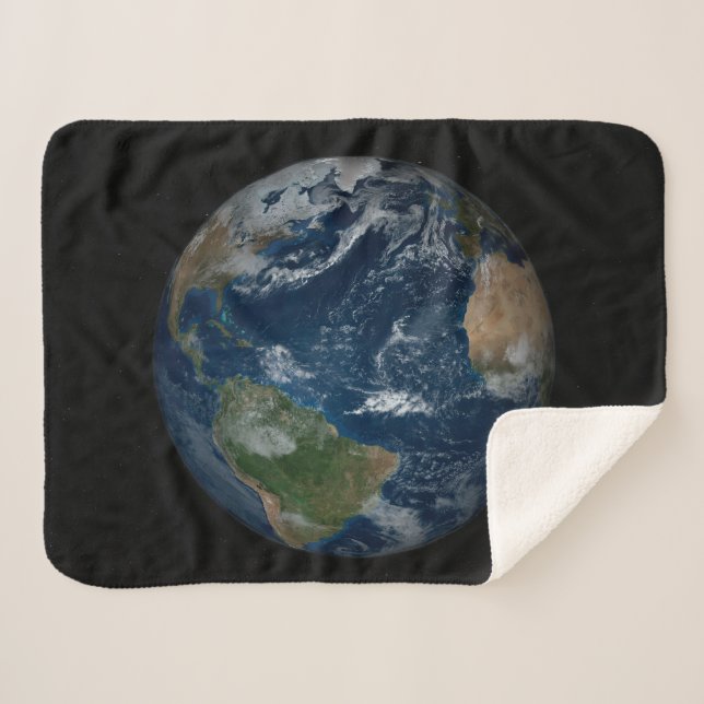 Manta Sherpa Earth With Clouds And Sea Ice (Anverso (horizontal))