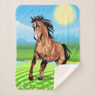 Manta Sherpa Ecuestre - Caballo de granja - Caballo de caballo