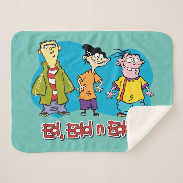 Manta Sherpa Ed, Edd, n Eddy Smiling (Anverso (horizontal))