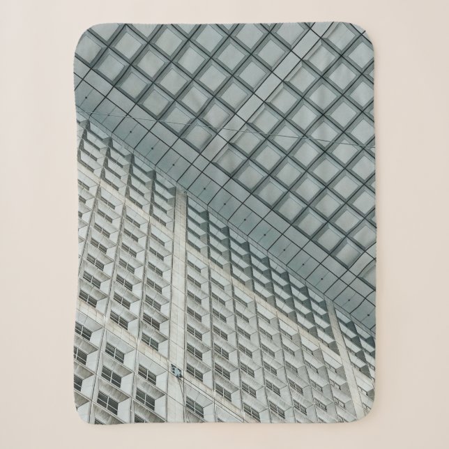 Manta Sherpa Edificio comercial de altura blanca (Anverso)