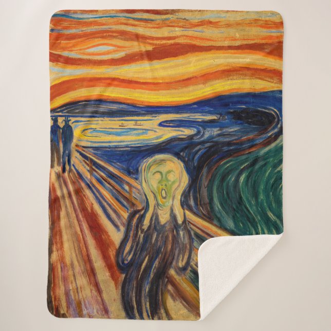 Manta Sherpa Edvard Munch - El Grito 1910 (Anverso)