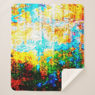 Manta Sherpa Efecto colorido de textura. Hermosa decoración abs