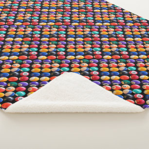 Manta Sherpa Eightball Los Colores, Lge Sherpa Blanket