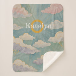 Manta Sherpa El abrazo de Daybreak personalizado