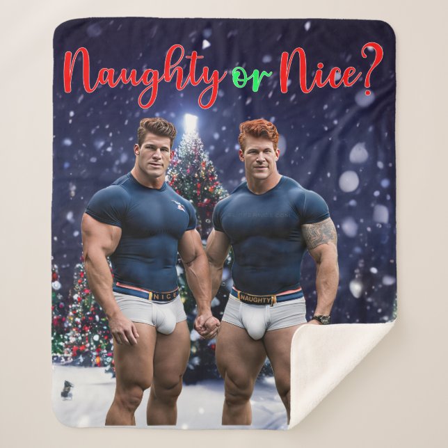 Manta Sherpa El árbol de Navidades de SlipperyJoe con cubierta  (Anverso)