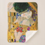 Manta Sherpa El beso de Gustav Klimt<br><div class="desc">El beso de Gustav Klimt,  1907</div>