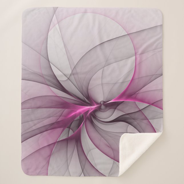 Manta Sherpa El caos elegante, el arte contemporáneo abstracto  (Anverso)