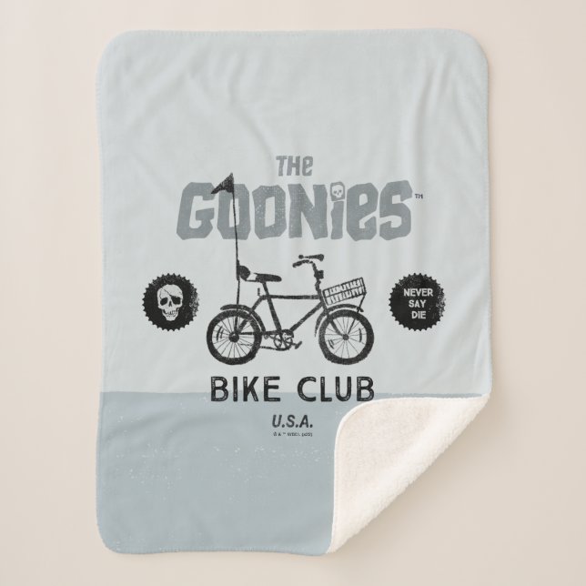 Manta Sherpa El Club de Bicicletas Goonies (Anverso)
