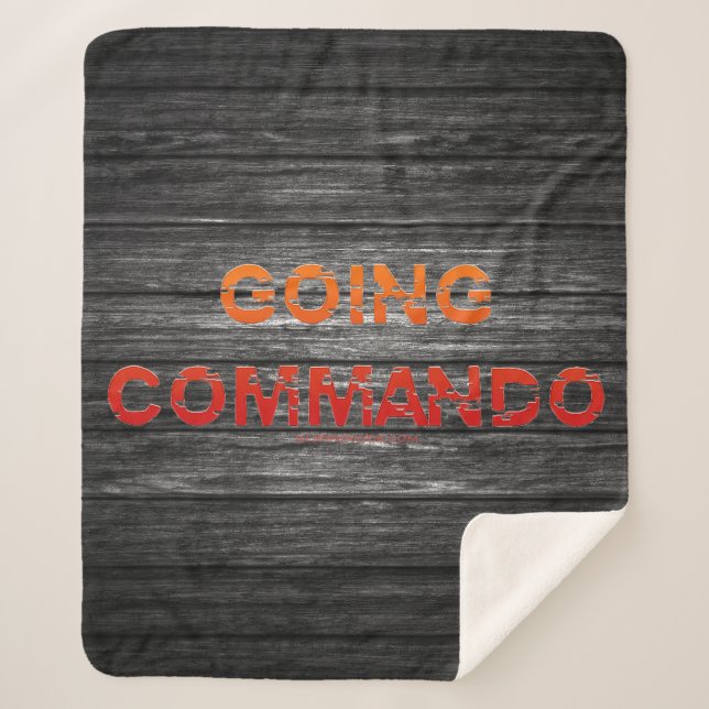 Manta Sherpa El comando Going Commando de SlipperyJoe atrevida  (Anverso)