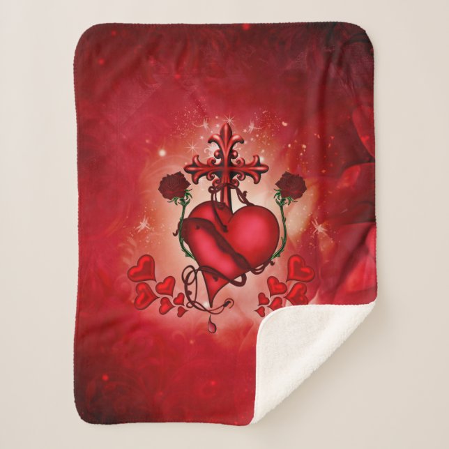 Manta Sherpa El corazón maravilloso (Anverso)