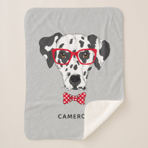 Manta Sherpa El Dalmatian de moda el   añade su nombre