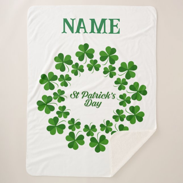 Manta Sherpa El Día de San Patricio fue Thunder_Cove (Anverso)