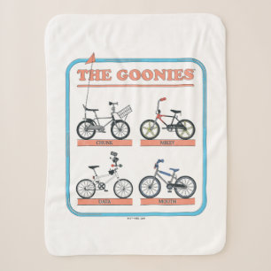 Manta Sherpa El gráfico de bicicletas de Goonies