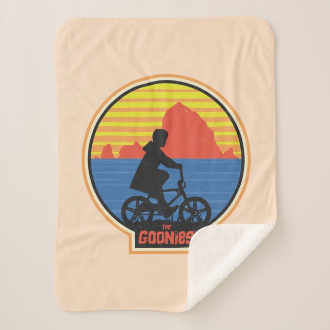 Manta Sherpa El gráfico de ciclismo Goonies Retro Mikey (Anverso)