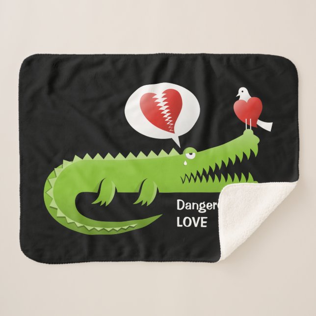 Manta Sherpa El lagarto en el amor (Anverso (horizontal))