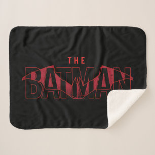 Manta Sherpa El logotipo sobrepuesto de Batman Bat