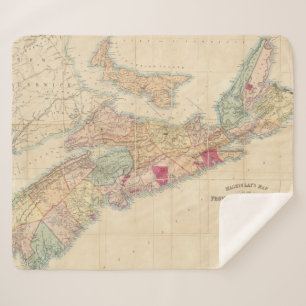 Manta Sherpa El mapa de Mackinlay de la provincia de Nueva