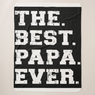 Manta Sherpa El mejor papá jamás| Ama papá