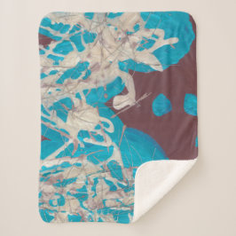 Manta Sherpa El mundo del amor Sherpa Blanket