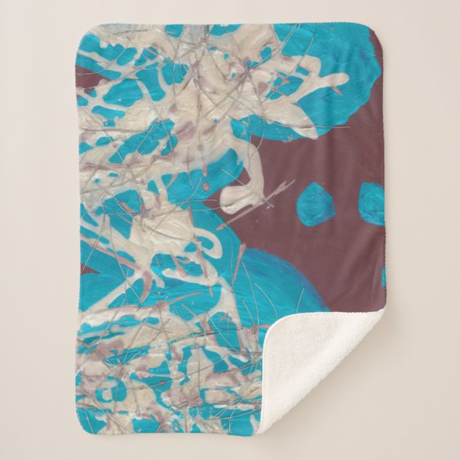 Manta Sherpa El mundo del amor Sherpa Blanket (Anverso)