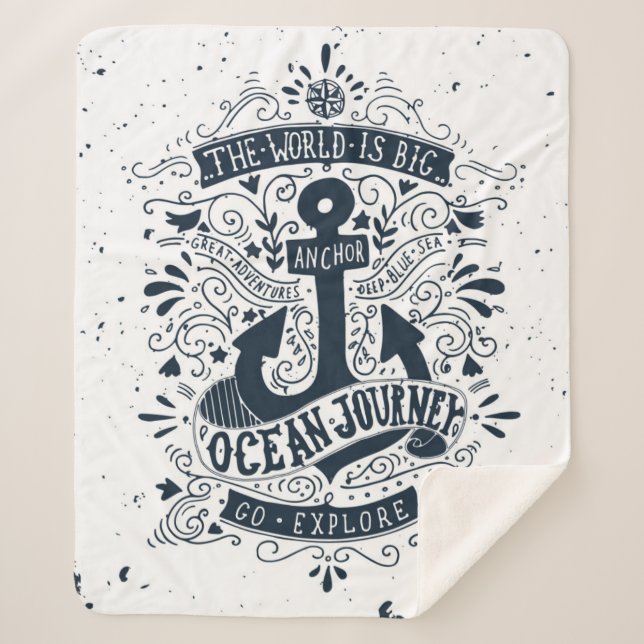 Manta Sherpa El mundo es grande - vaya exploran (Anverso)