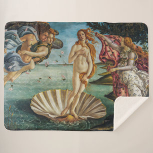 Manta Sherpa El nacimiento de Venus   Sandro Botticelli  